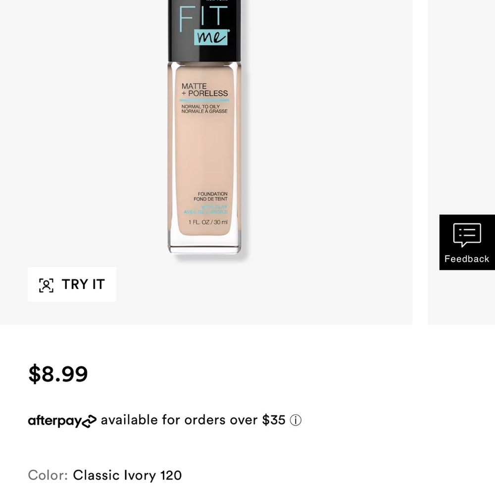 FIT me foundation PACK OF 2